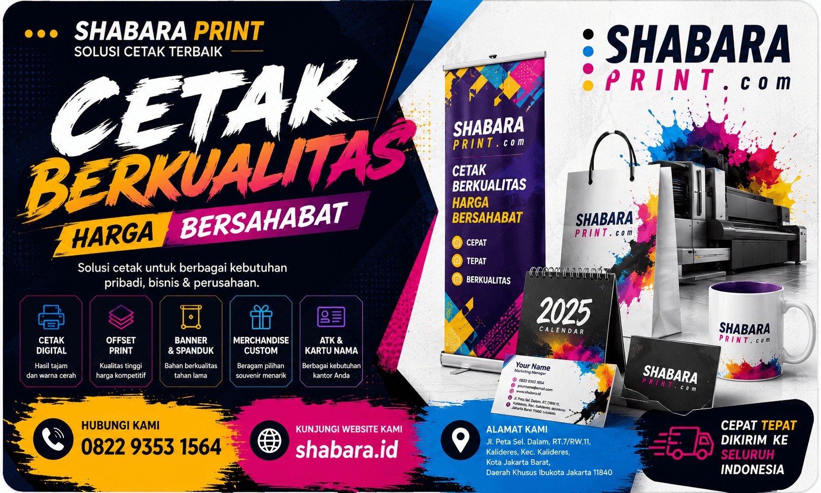 Jasa Percetakan Online Murah di Pisangan Timur Kecamatan Pulo Gadung Jakarta Timur