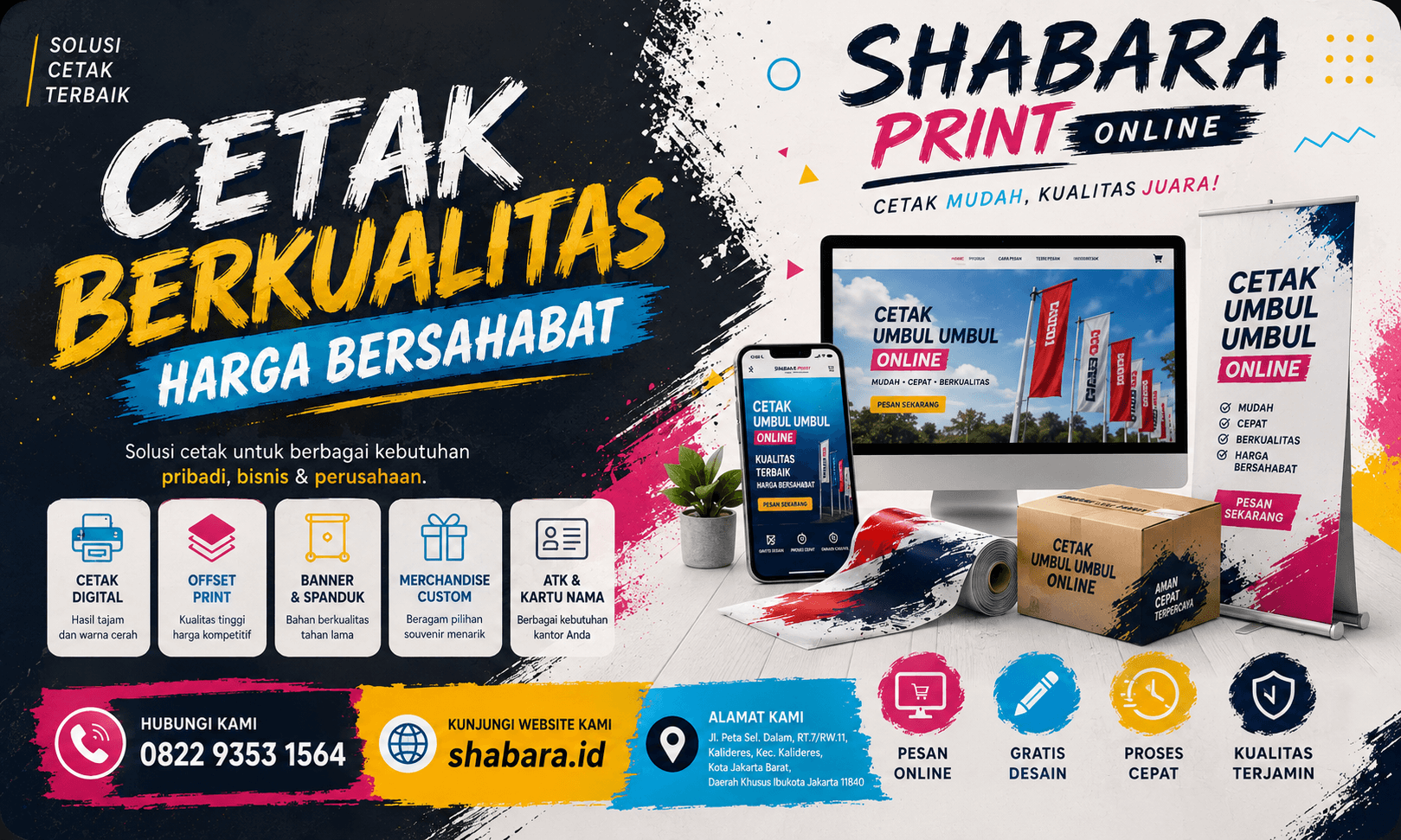 Jasa Percetakan Online Murah di Cawang Kecamatan Kramat Jati Jakarta Timur