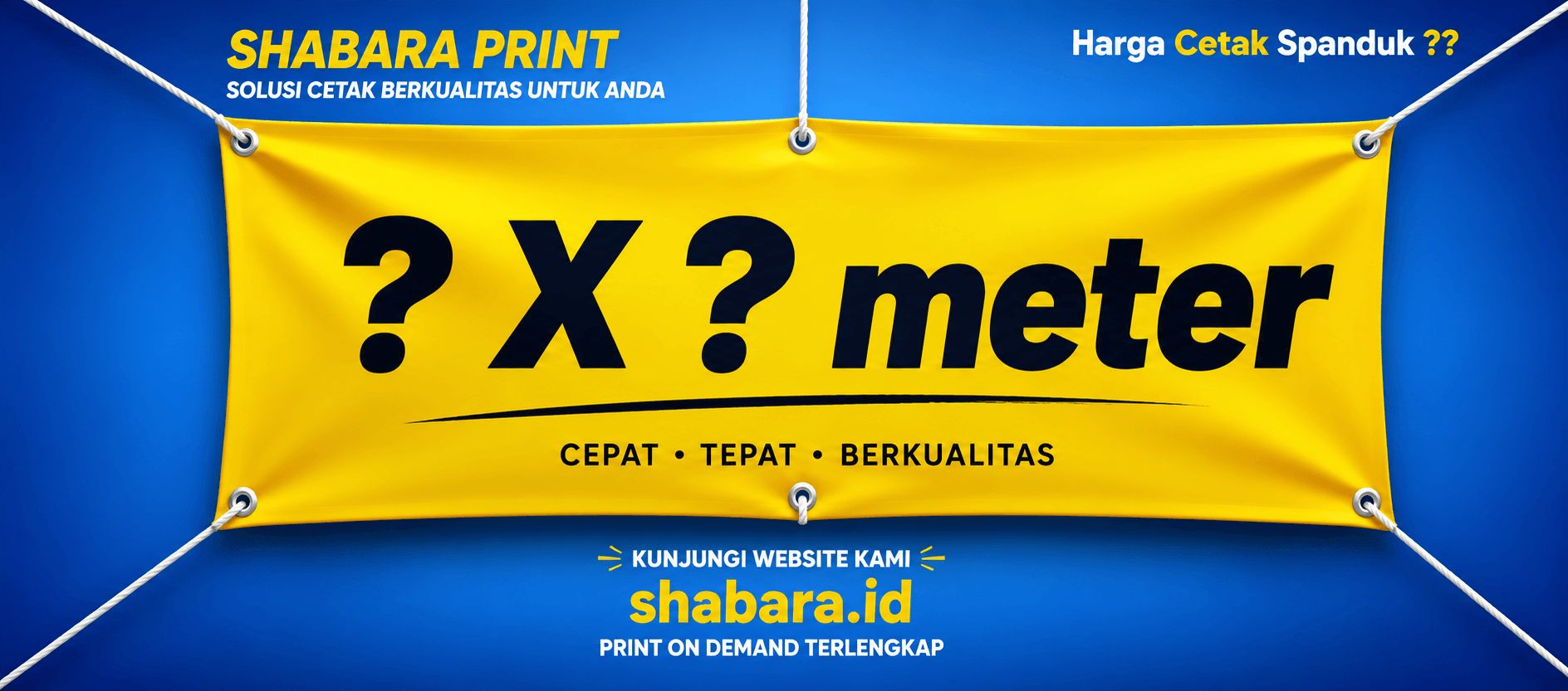 Berapa Biaya Cetak Banner 5x1 Meter? Berikut Harga dan Estimasi Selesainya