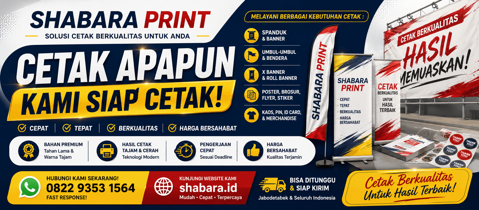 Cetak Spanduk Murah 1 Hari Jadi di Jagakarsa, Jakarta Selatan