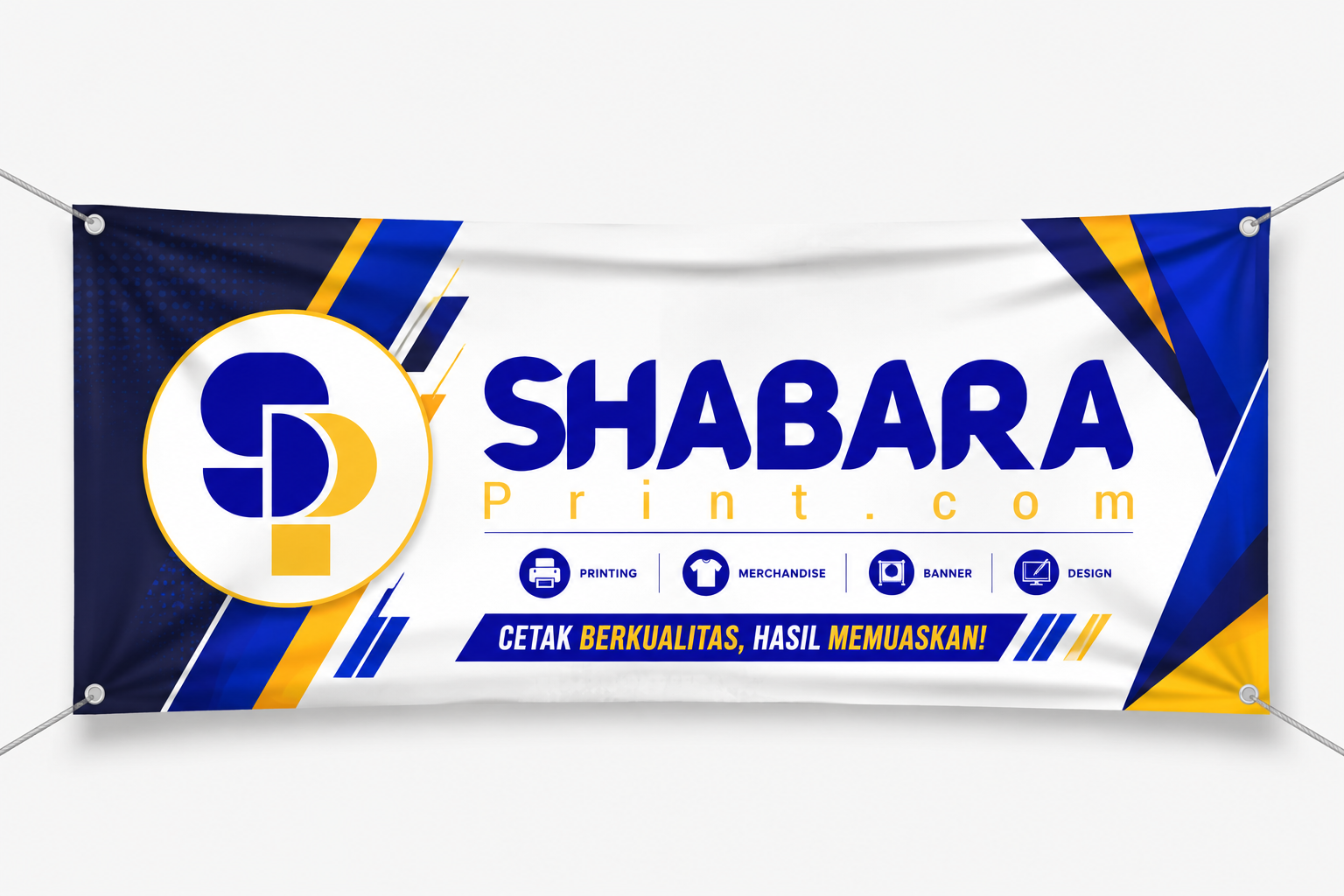 Cetak Spanduk Mockup